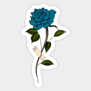 Blue flower Sticker